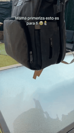 Mochila cuna abierta